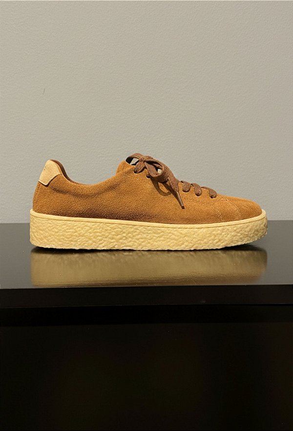 Tênis Sneaker Vidic Arizona Camurça Marrom