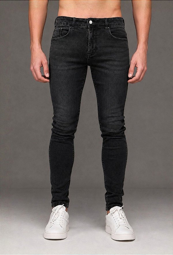 Calça Jeans Skinny Black Stone