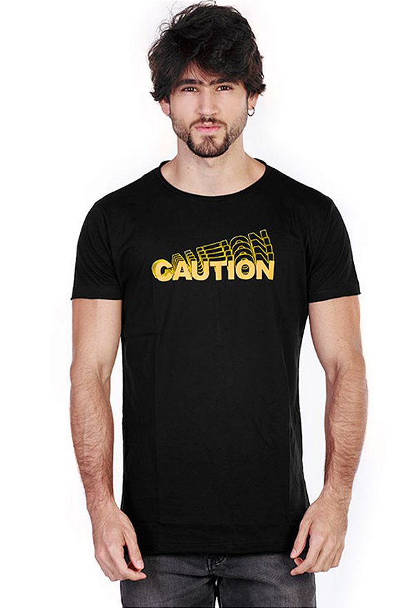 Camiseta Caution Vidic Preta
