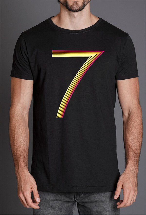 Camiseta Seven Vidic Preta