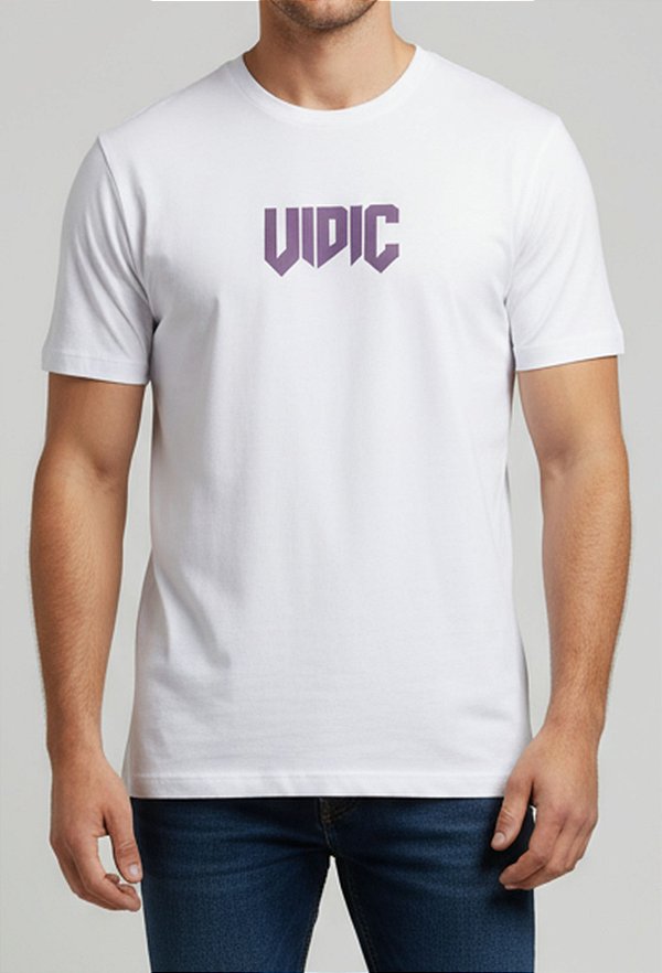 Camiseta Rock Classic Vidic Branca