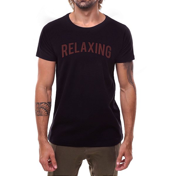 Camiseta Relaxing Vidic Preta