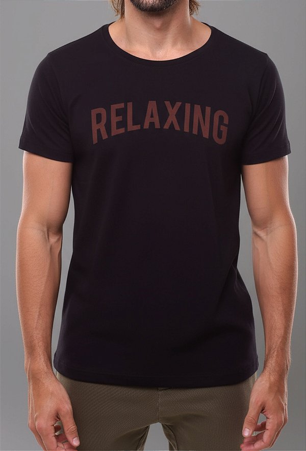Camiseta Relaxing Vidic Preta