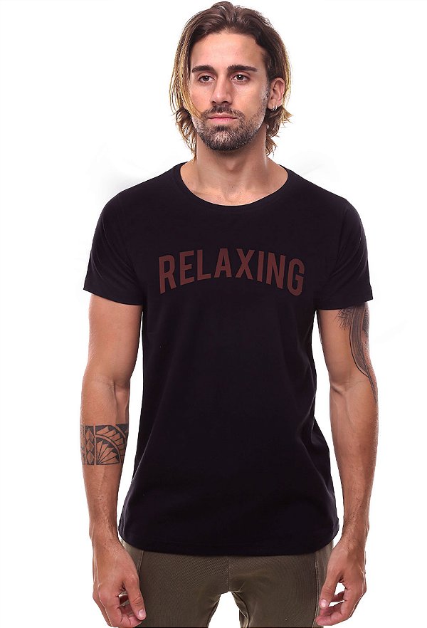 Camiseta Relaxing Vidic Preta