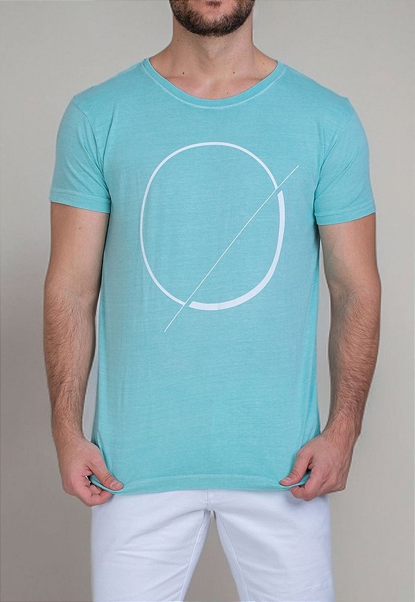 Camiseta Estonada Circle Verde Vidic