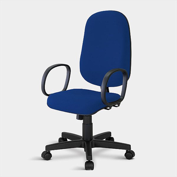 Cadeira Presidente Turim Giratória Relax 5033 C/br 0097 Azul