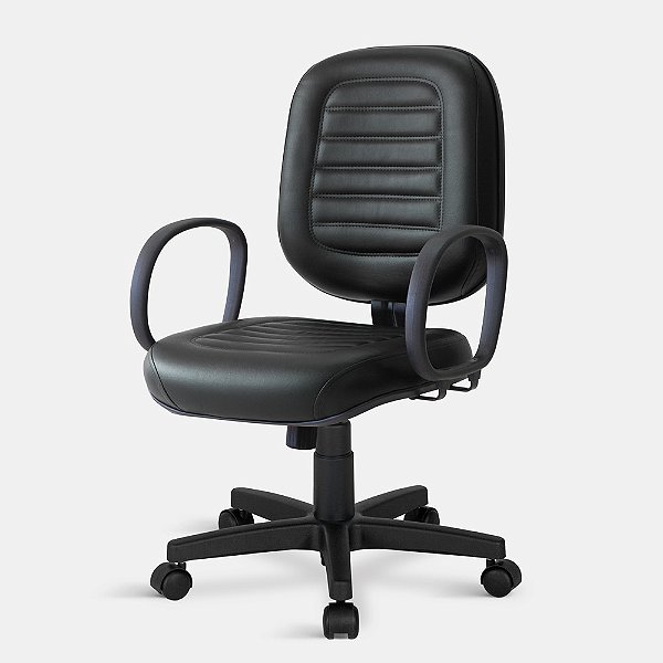 Cadeira Diretor Belluno Giratória Relax C/br 0097 Preta