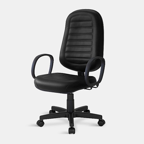 Cadeira Presidente Belluno Giratória 3385 C/br 0097 Preta