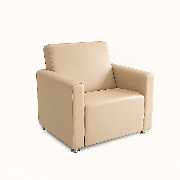 Sofá Roma 1 Lugar Braço 10cm