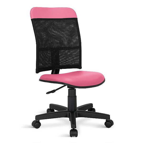 Cadeira Executiva Marsala Giratória Universal Rosa