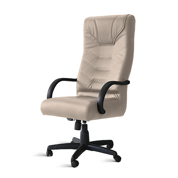 Cadeira Pres.Extra Galluzzo Giratória PT Relax C/Braços Bege