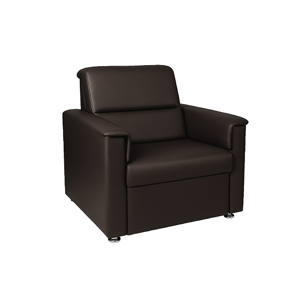 Sofá Nápoles 1 Lugar Braço 10cm