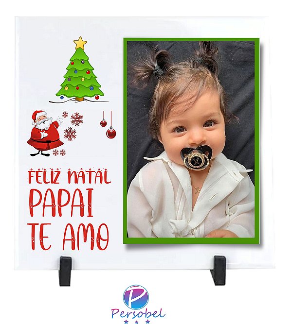 Azulejo Personalizado com foto tema Natal