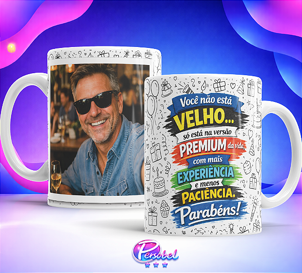 Caneca Aniversário para Homens