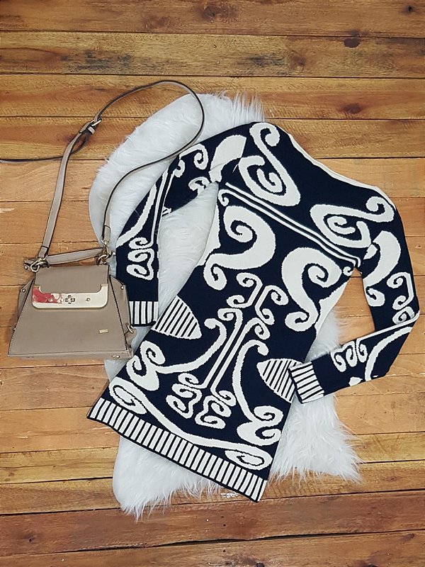 vestido manga longa adulto