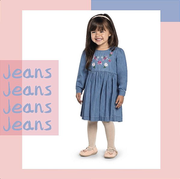 vestido jeans juvenil