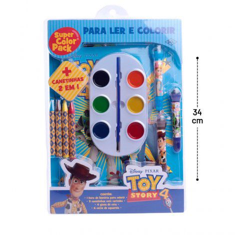 Kit de Atividades e Colorir 10 Pecas Toy Story 4