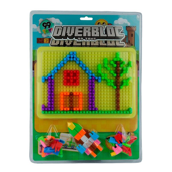 Diverbloc - Brinquedo Educativo de Montar