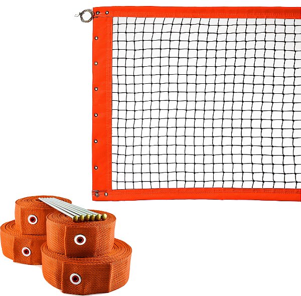 Kit Beach Tennis duplas com marcação Evo Sports Laranja 10 metros