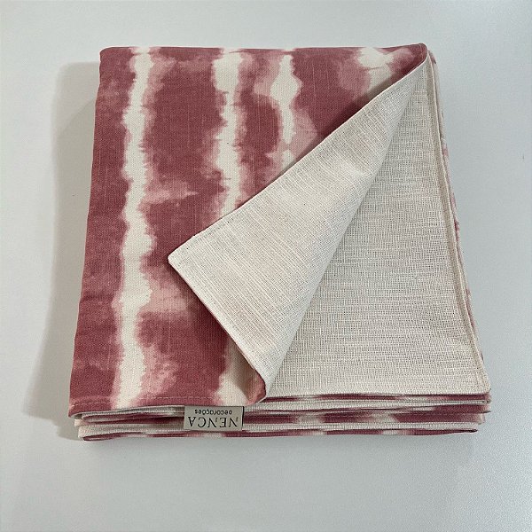 Peseira Dupla Face Tai Dai Rosa Blush