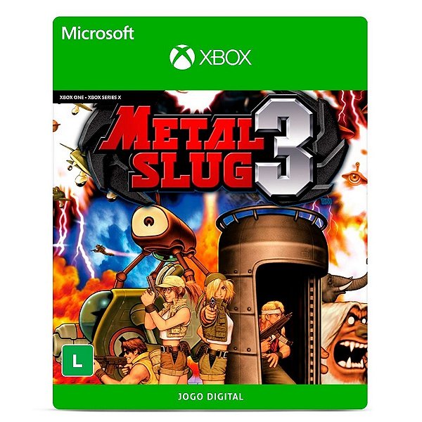 Jogo Aca Neogeo Metal Slug 3 - Xbox 25 Dígitos Código Digital - PentaKill  Store - Gift Card e Games
