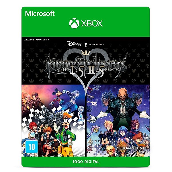 Jogo Kingdom Hearts HD 1.5+2.5 ReMIX - Xbox 25 Dígitos Código Digital -  PentaKill Store - Gift Card e Games