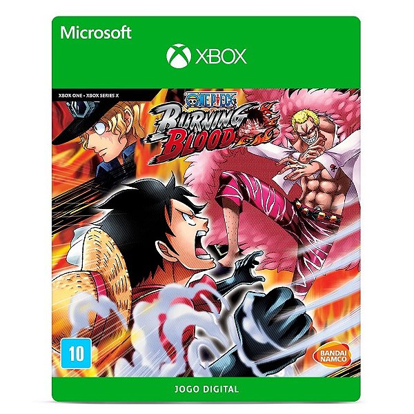 Jogo One Piece: Burning Blood - Xbox 25 Dígitos Código Digital - PentaKill  Store - Gift Card e Games