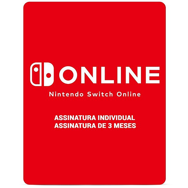Nintendo Switch Online 3 Meses Brasil - Código Digital - PentaKill -  PentaKill Store - Gift Card e Games