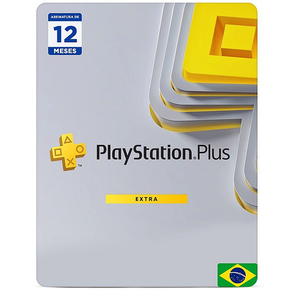 Gift Card Playstation Plus Extra 12 Meses Brasil - Código Digital - Playce  - Games & Gift Cards 