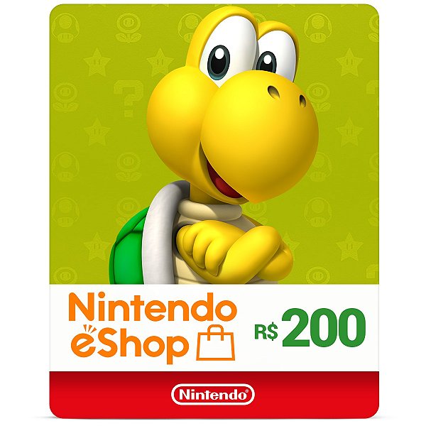 Nintendo eShop brasileira aceita gift card pré-pago para Switch