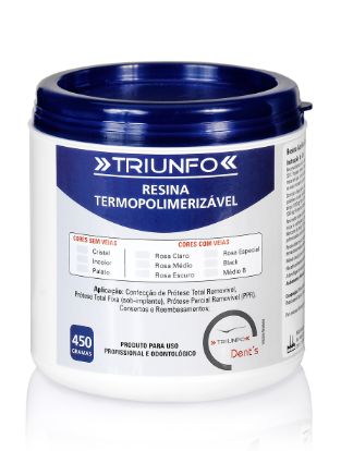 Resina Termopolimerizável Incolor - Triunfo  - 450gr