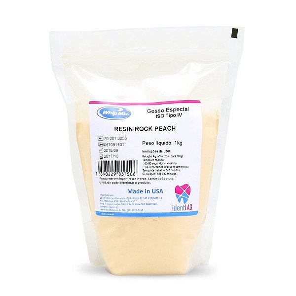 GESSO RESIN ROCK POUCH 1KG – IDENTLAB RESINADO 1KG