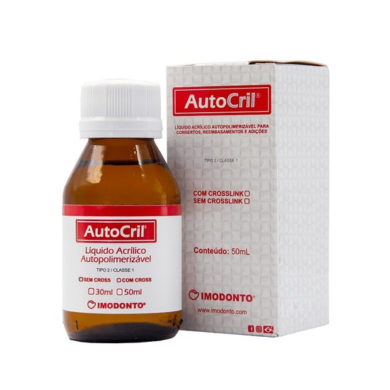 Liquído Autopolimerizável AutoCril Líquido S/ Crosslink 1L – Imodonto