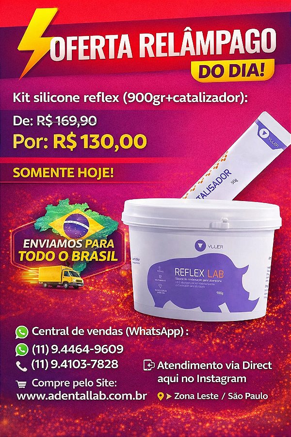 Kit Reflex Lab 900gr + Catalizador Universal 50gr - YLLER