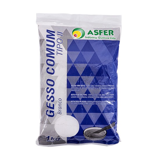 Gesso Comum tipo 2 1kg - Asfer