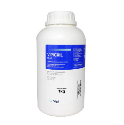 Vipi Cril Resina Acrílica Termopolimerizável - Vipi 1Kg