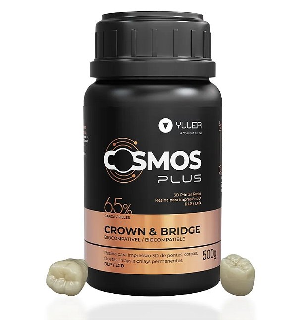 Resina para Impressão 3D - Cosmos Plus Crown & Bridge - 250gr - A1