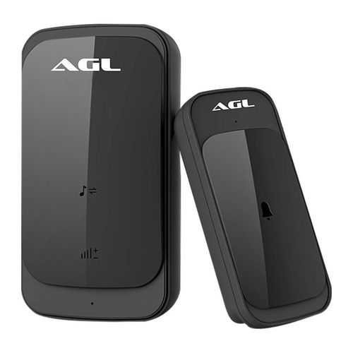 Campainha Digital Sem Fio Wifi AGL 280 Metros - Preta - Resistente Água