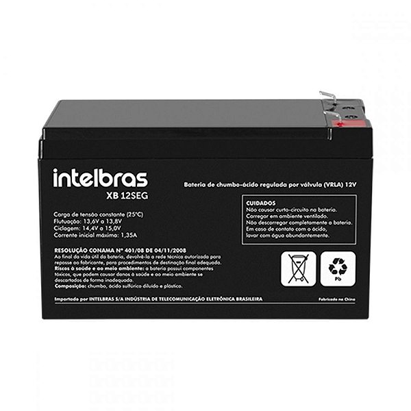 Bateria P/alarmes E Cercas Eletricas Intelbras Xb12al 12v