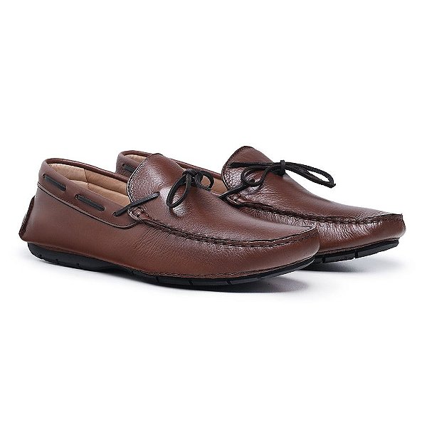 Mocassim Masculino De Couro Sapatoterapia Bogotá - 45302 Chocolate