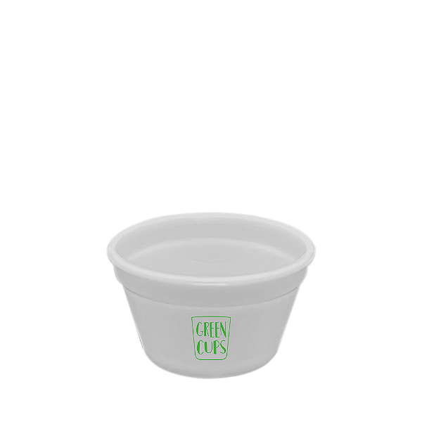 Ramequim Ecológico Sustentável 90ml - Green Cups® Branco