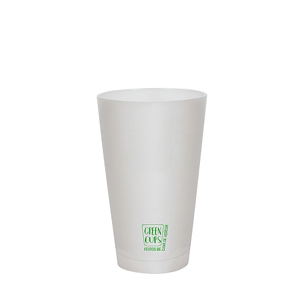 Copo Ecológico 360ml Ecológico Branco -  Green Cups®