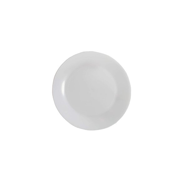 Prato Ecológico Verde 18cm Liso Branco - Green Cups®