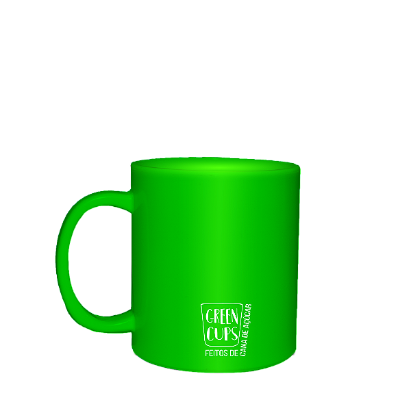 Caneca Ecológica Green Cups® 300ml - Eco Cana de Açúcar (Verde)