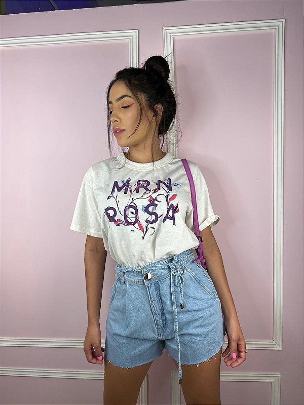 Shorts Amarração Cintura Morena Rosa