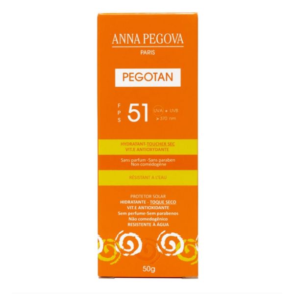 Protetor Solar Facial Pegotan FPS 51 Anna Pegova - 50g