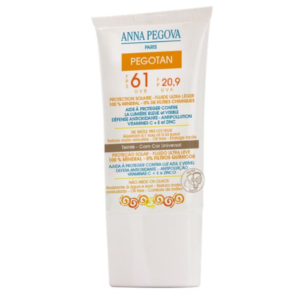 Protetor Solar Pegotan FPS 61 Anna Pegova - 40ml