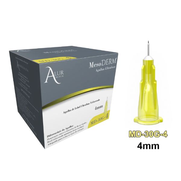 Agulha Mesoderm - 30G-4mm - Alur