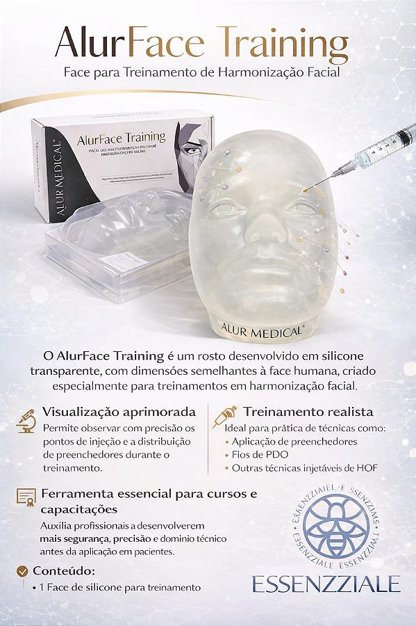 AlurFace Training - Face para Treinamento de Harmonização Facial