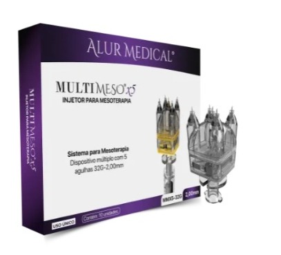 MULTIMESO X5 INJETOR PARA MESOTERAPIA 32G- CAIXA COM 10 UNIDADES